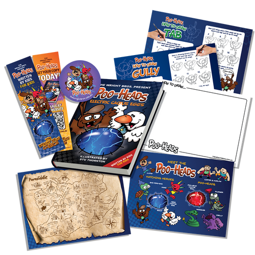 Poo-Heads Book 1: Electric Cactus Eggs (Pack)